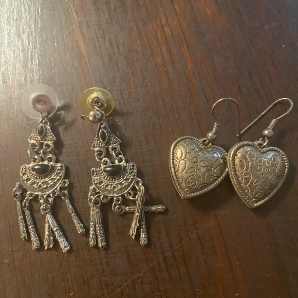 Vintage lot of earrings various styles - Picture 5 of 13